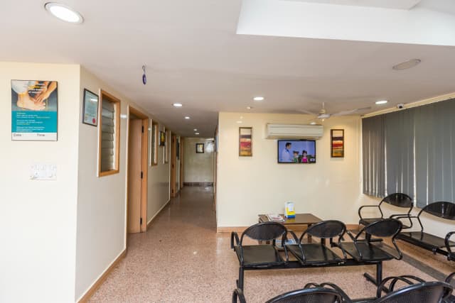 Corridor and waiting area
